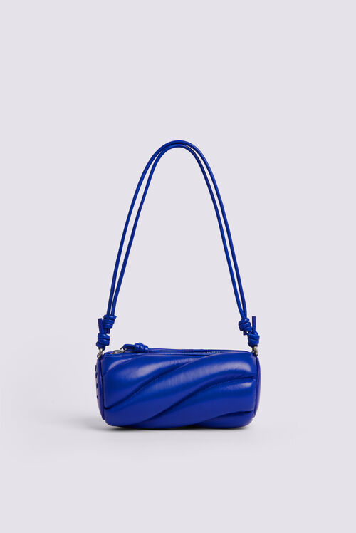 Mella Leather Mini Bag Blue