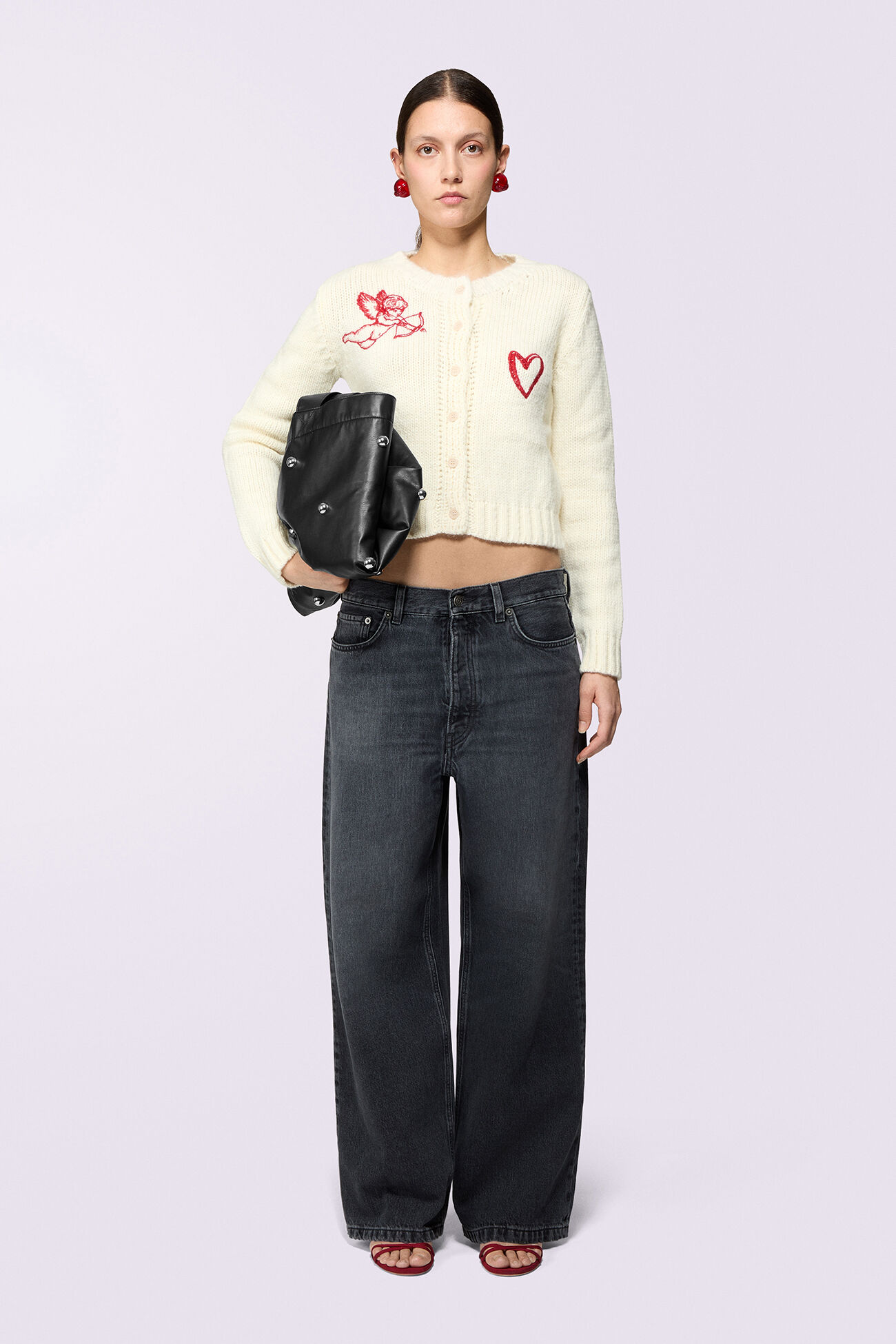 Cupid Knit Cardigan Cream