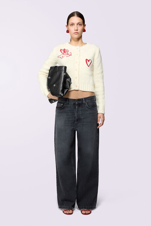 Cupid Knit Cardigan Cream
