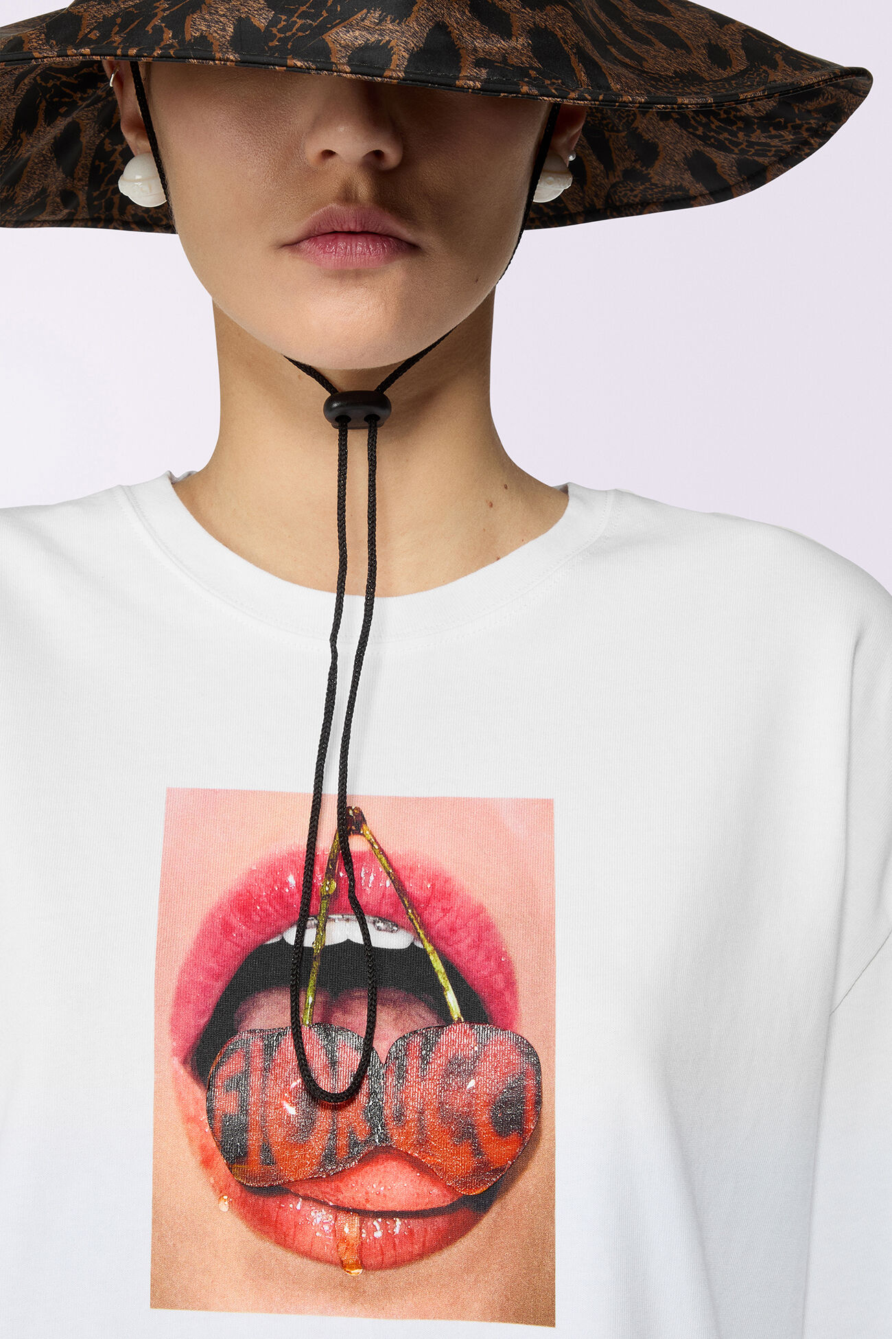Cherry Mouth T-Shirt White