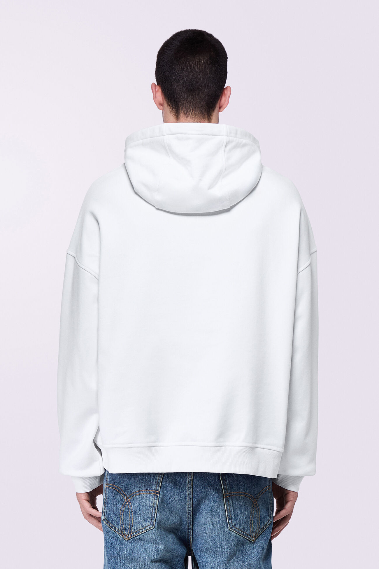 Unisex Toon Logo Hoodie White