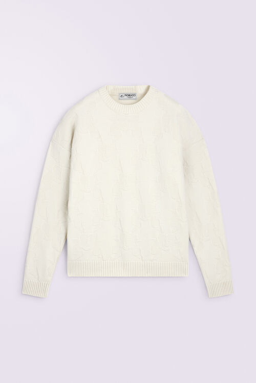 Kissing Angels Knit Jumper White