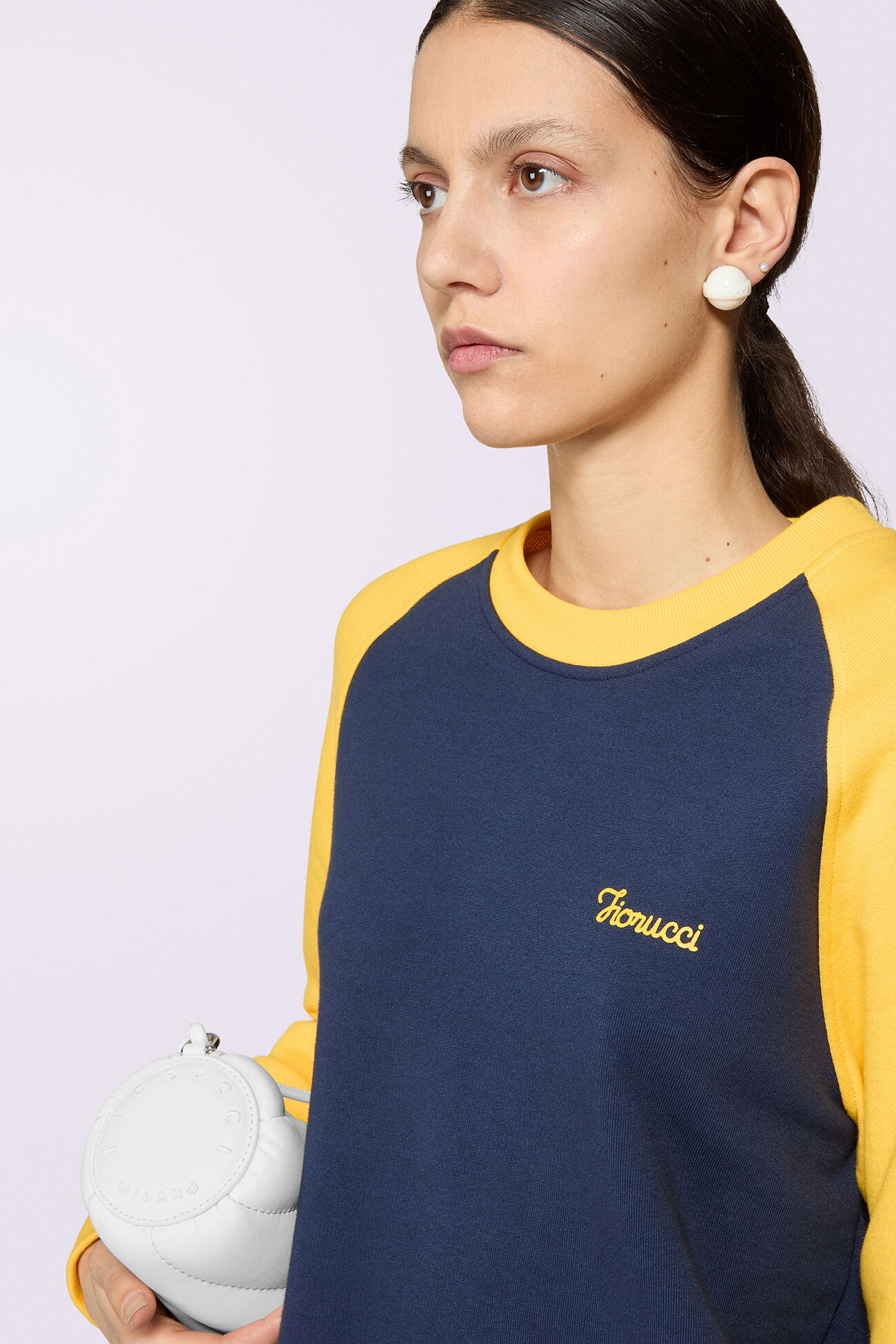 Logo Raglan Sweatshirt Navy
