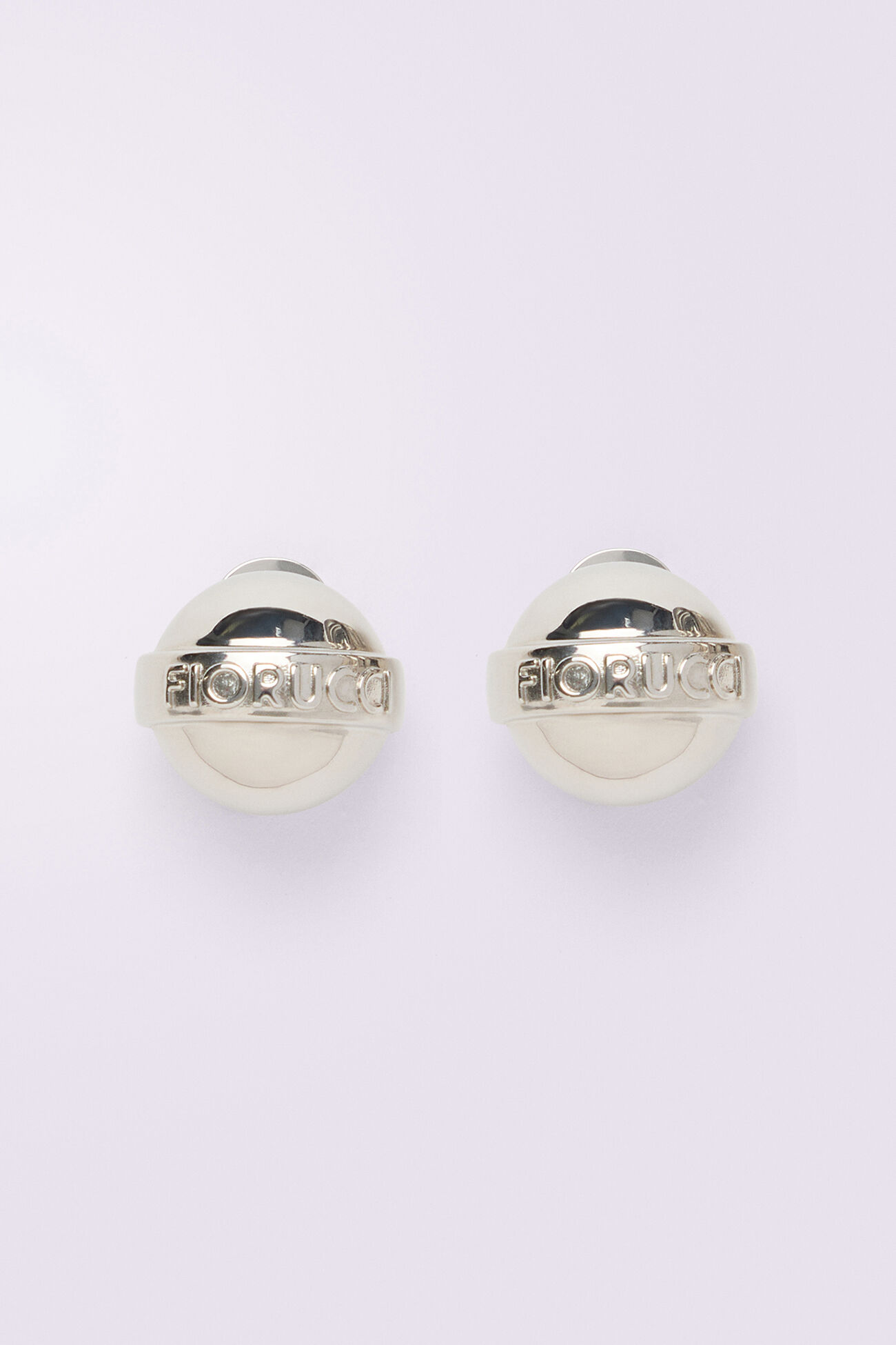 Mini Lollipop Earrings Silver