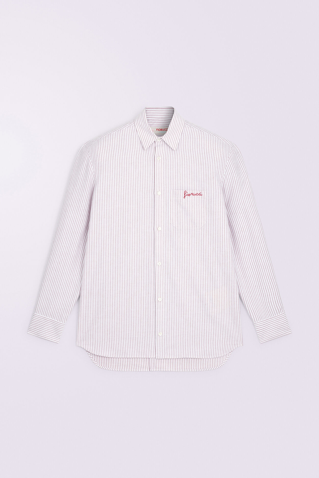 Stripe Flannel Shirt Pink