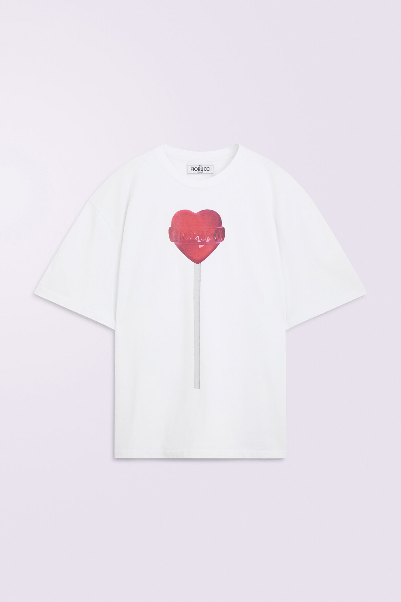 Unisex Heart Lollipop T-Shirt White