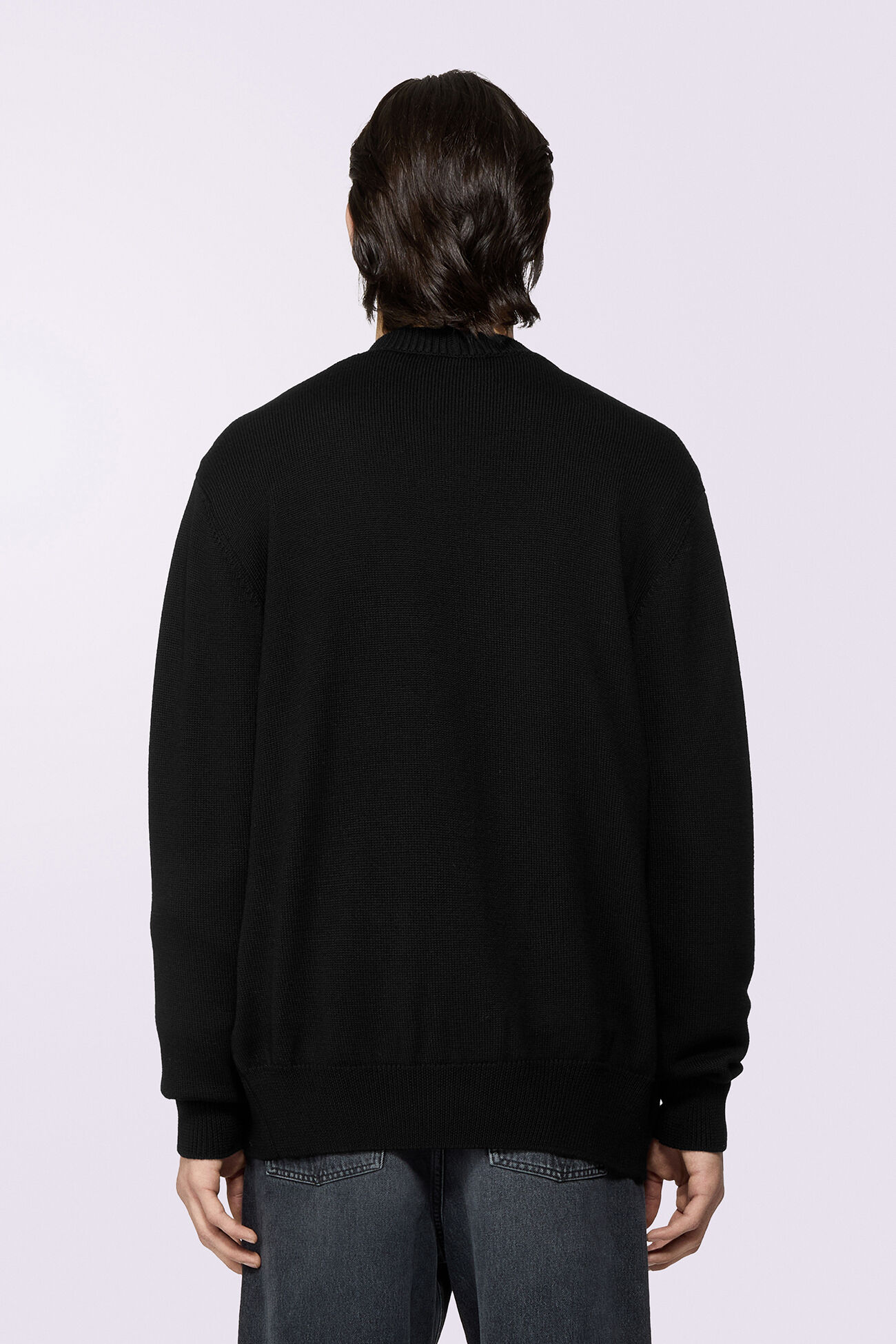Angels Patch Knit Cardigan Black