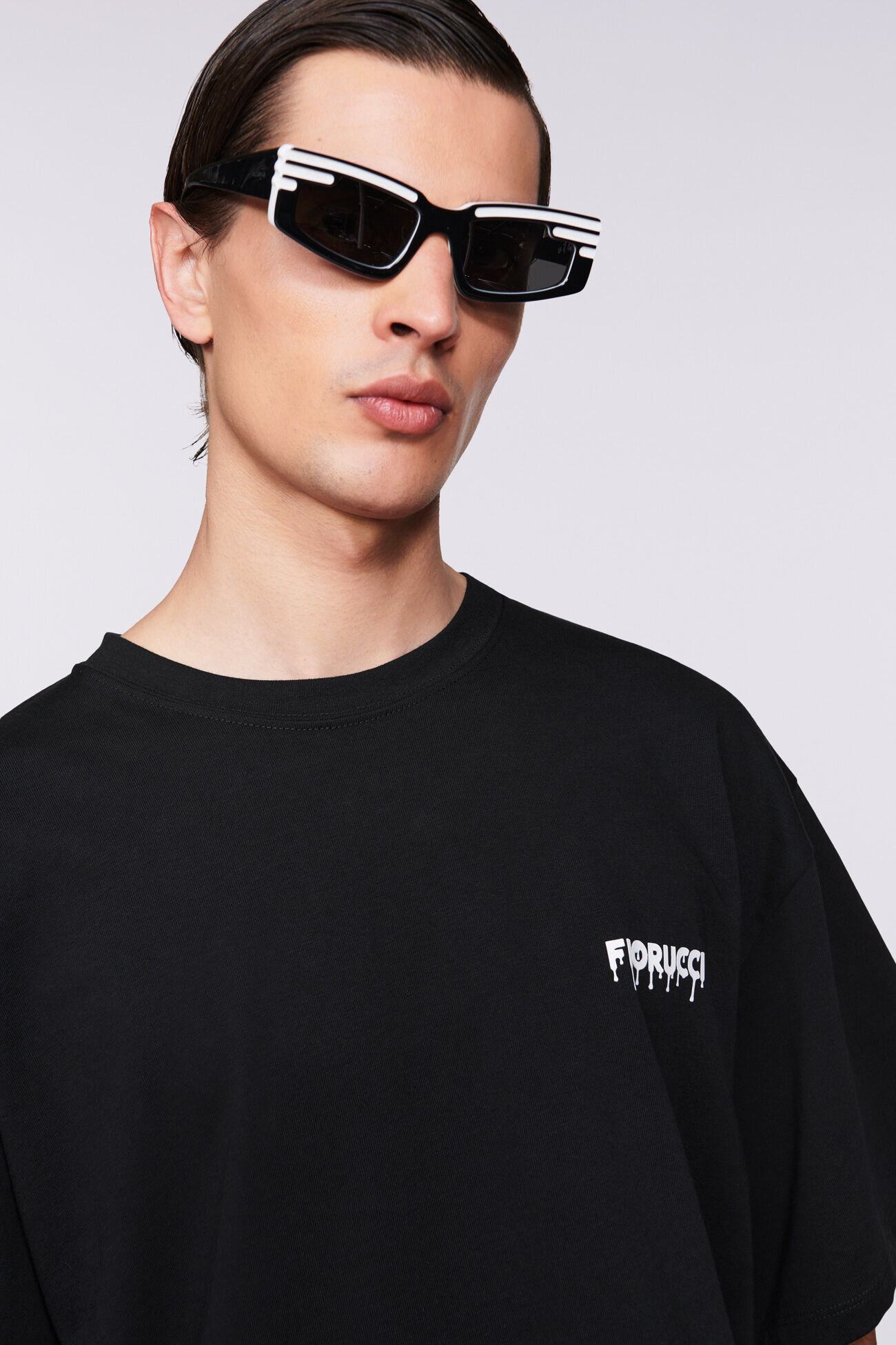 Melted Logo T-Shirt Black