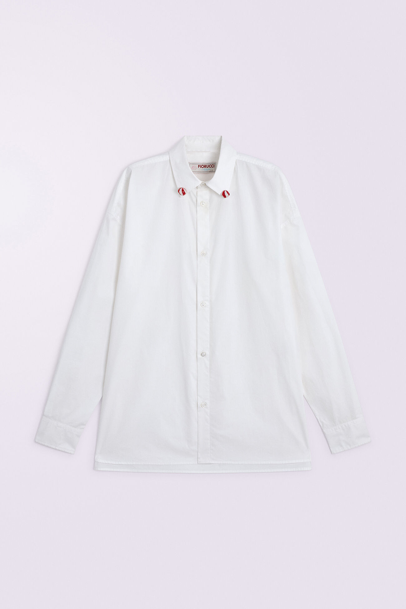 Lollipop Button-Down Shirt White