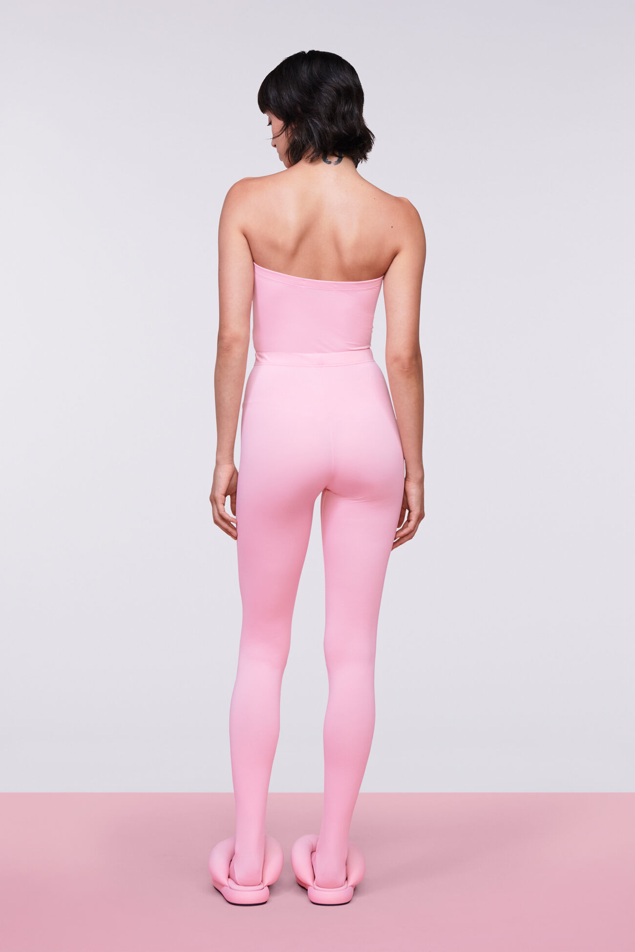 Footed Leggings Pink