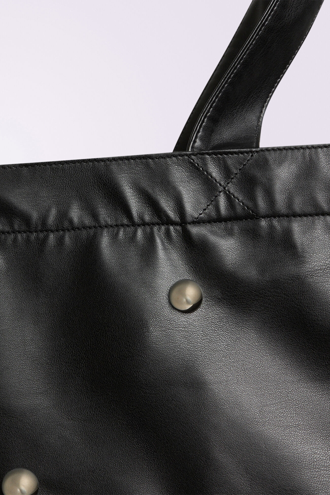 Stud Tote Bag Black