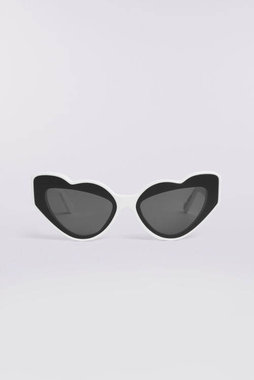 Heart Sunglasses White
