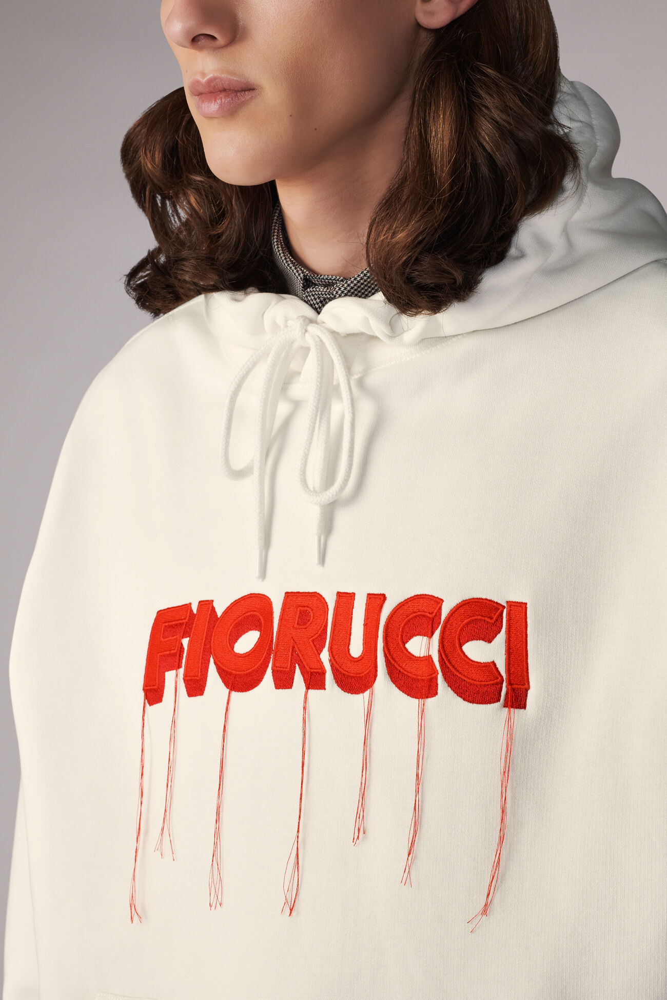 Club Logo Hoodie Off White