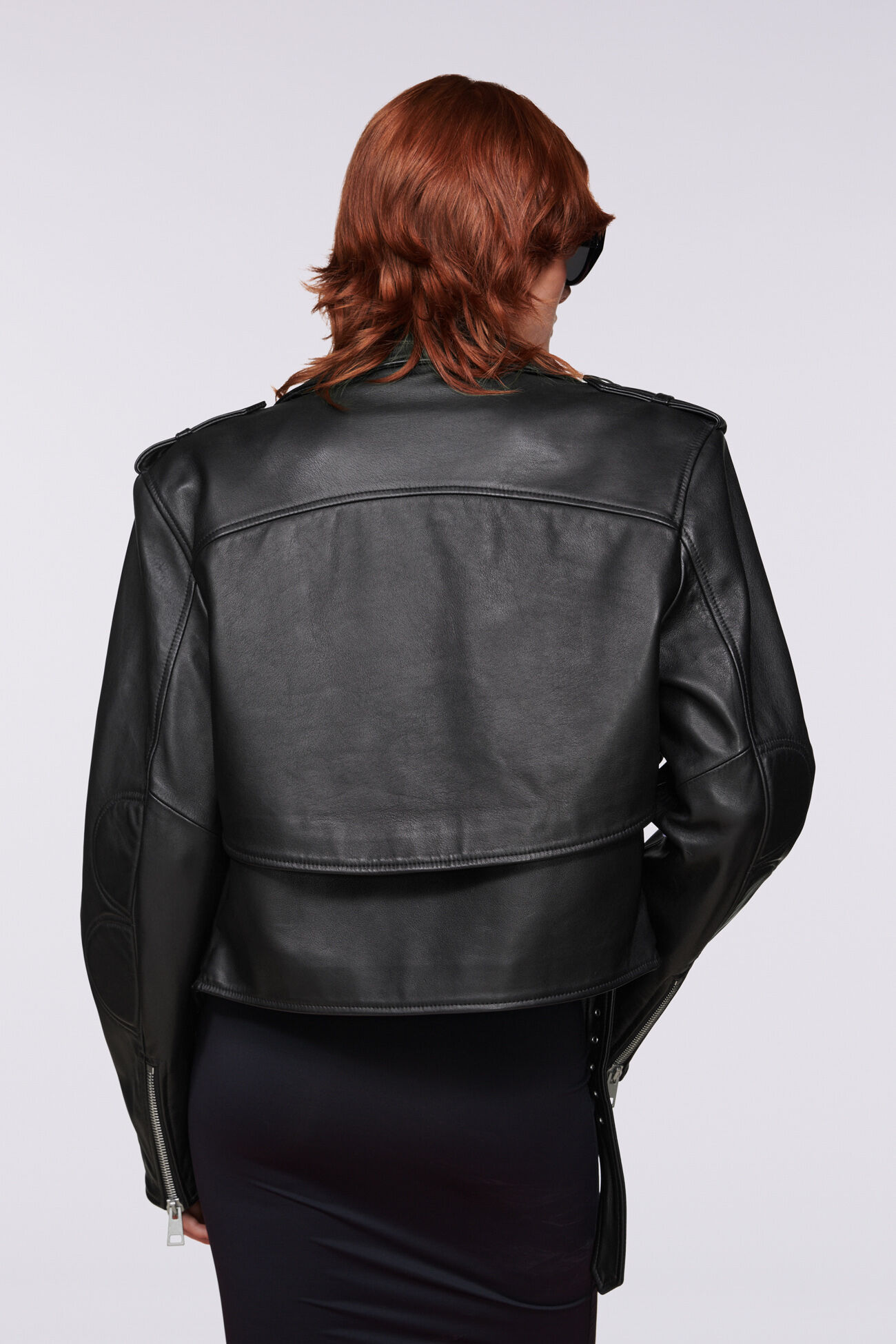 Leather Biker Jacket Black