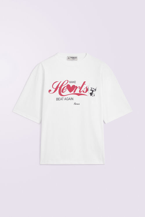 Make Hearts Beat Again T-Shirt White