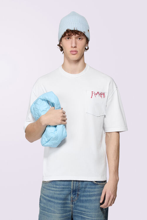 Embroidered Logo T-Shirt White