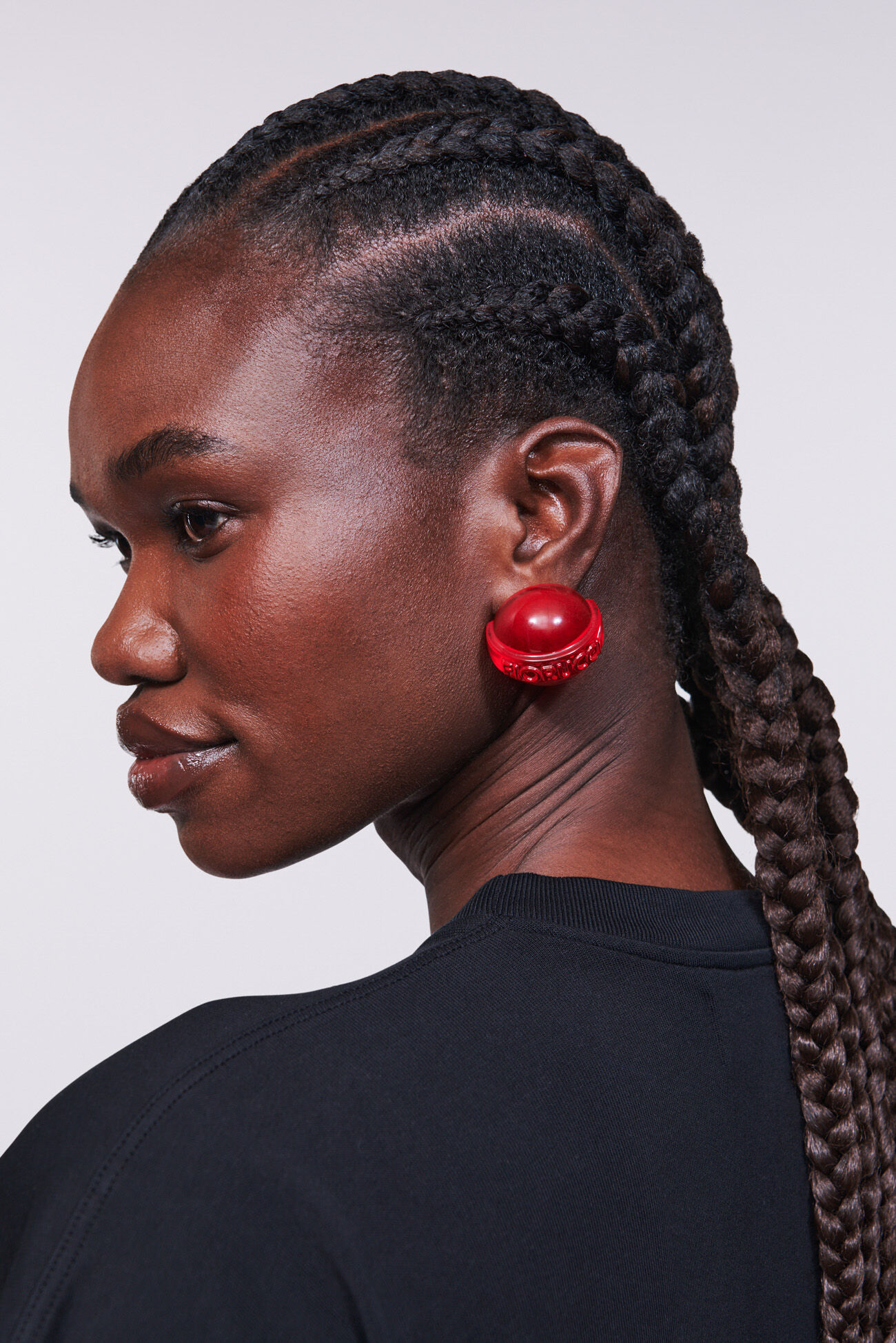 Lollipop Earrings Red
