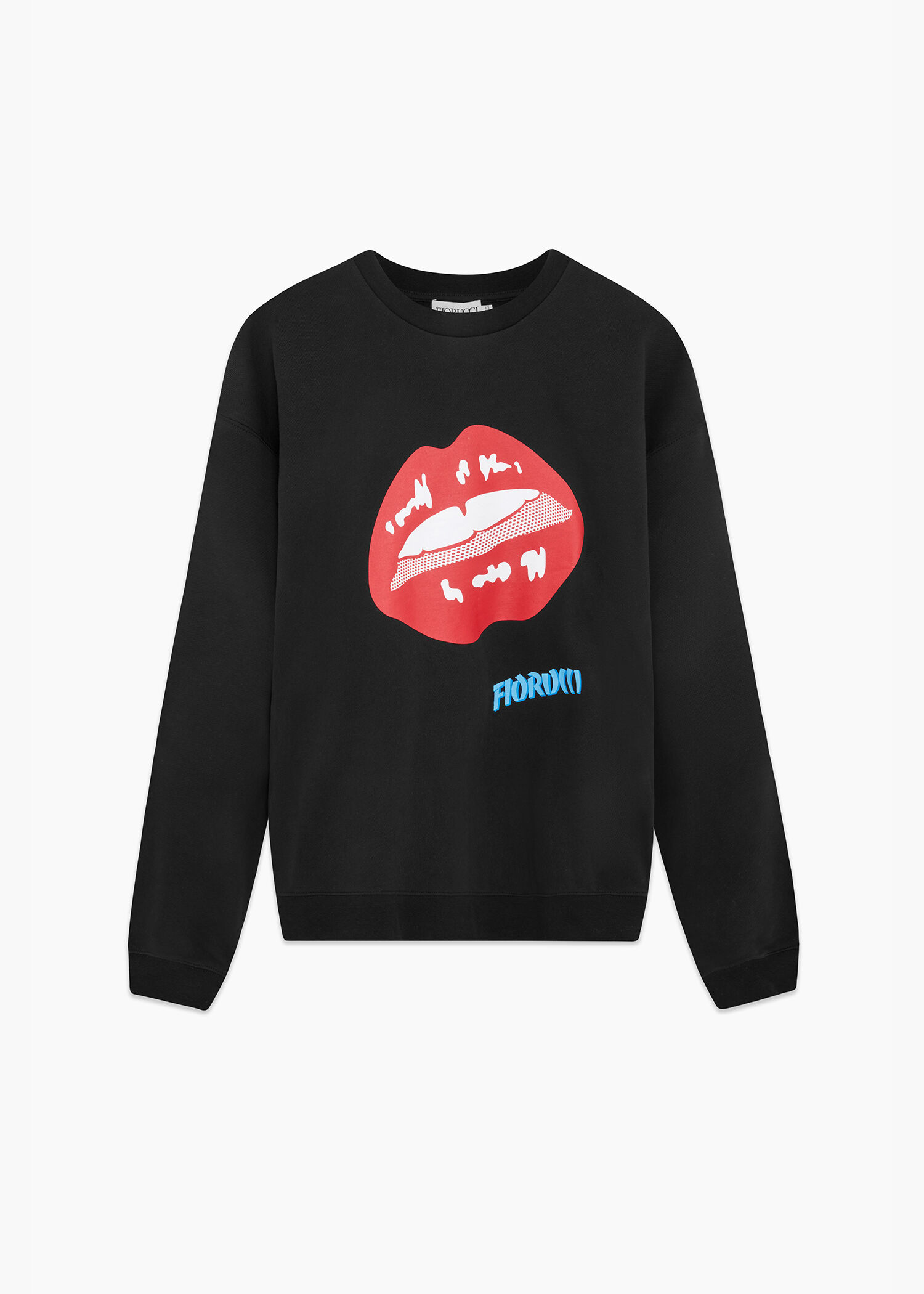 Lips Sweatshirt Black