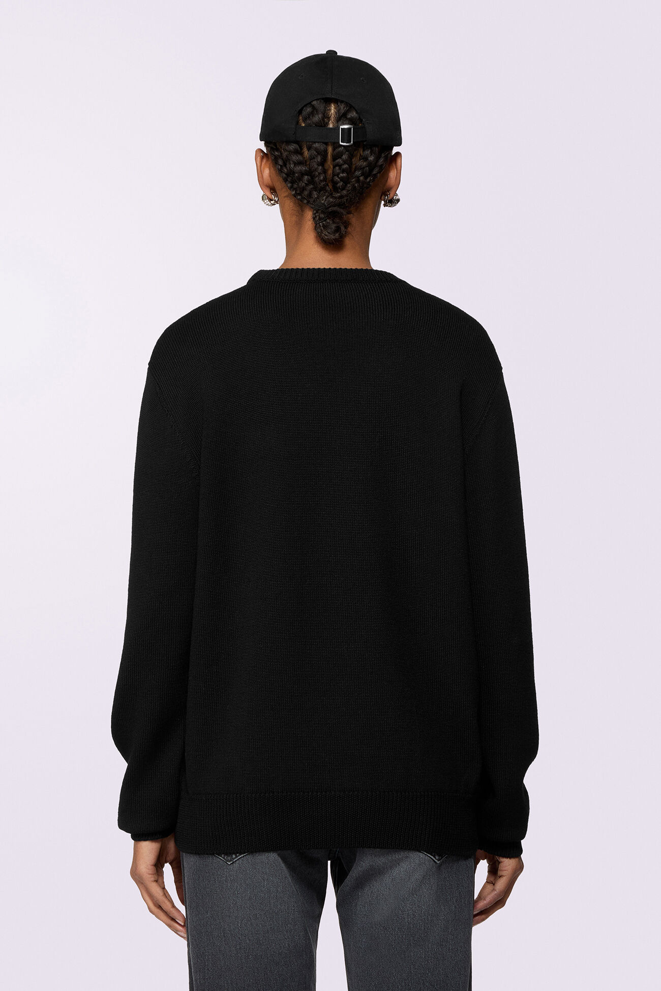 Angels Patch Knit Jumper Black