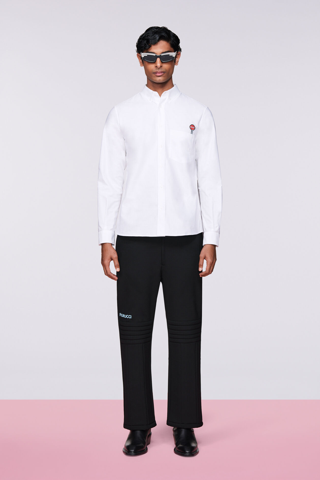 Lollipop Patch Shirt White