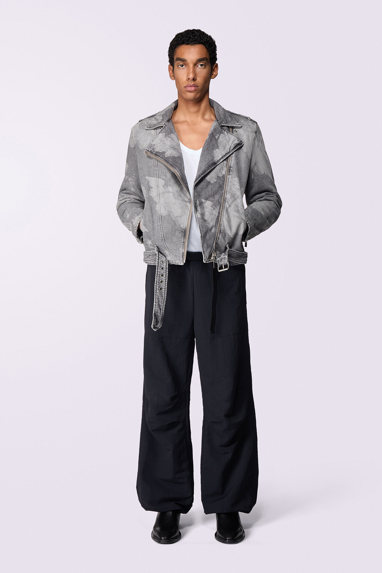 Unisex Angels Denim Jacket Black
