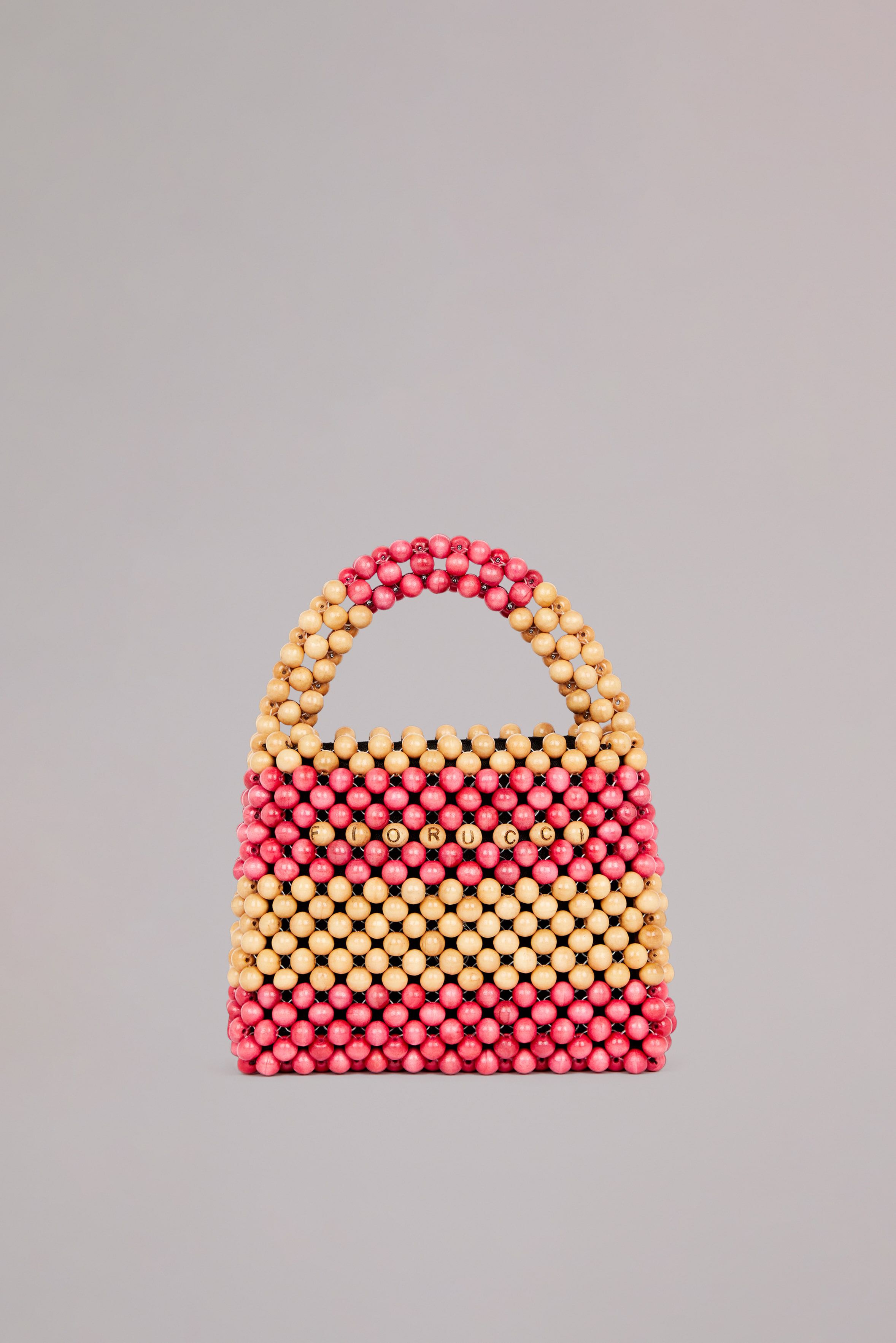 Beaded Handbag Pink