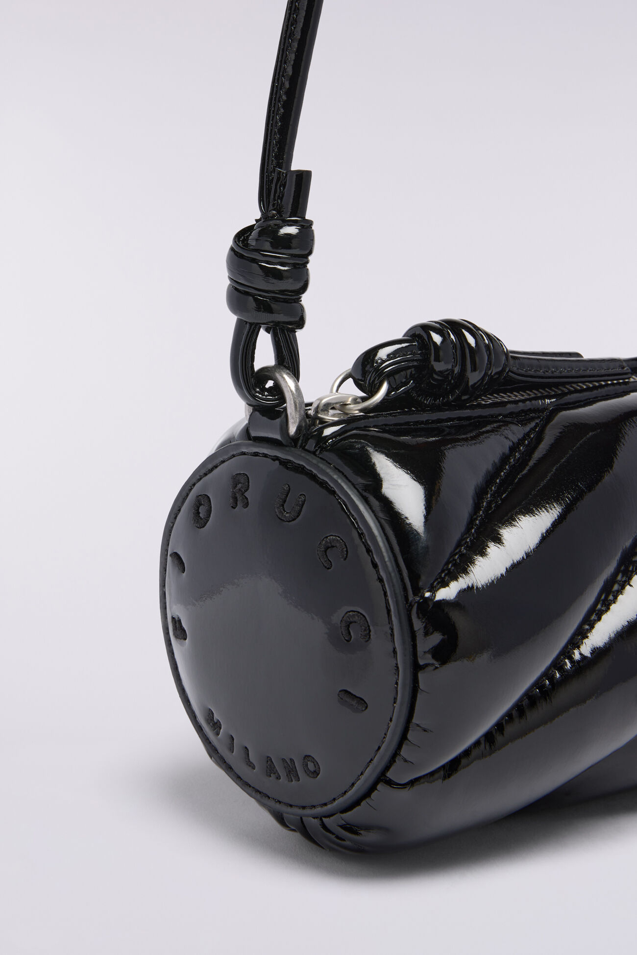 Mella Vinyl Mini Bag Black