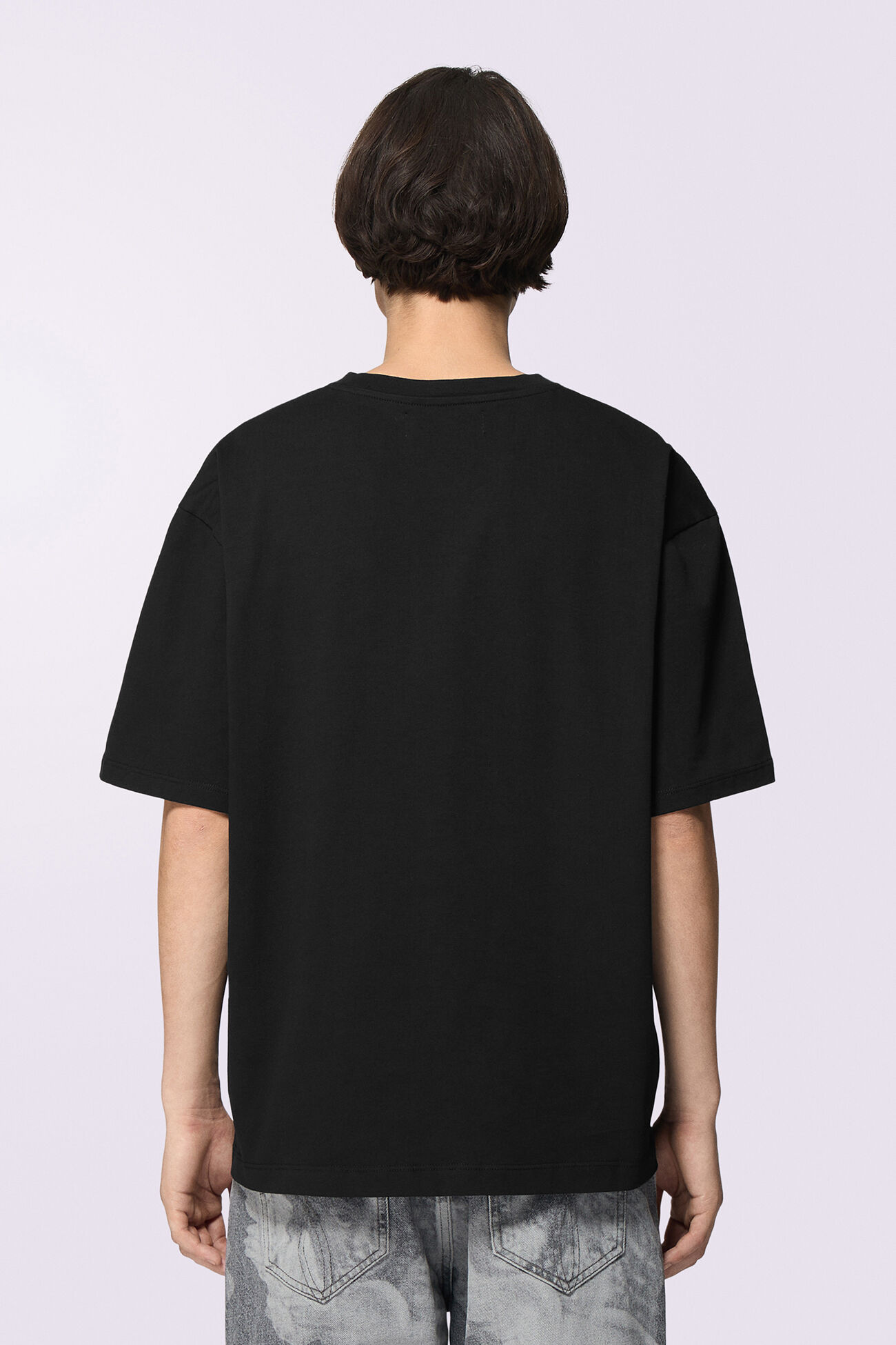 Unisex Logo Patch T-Shirt Black