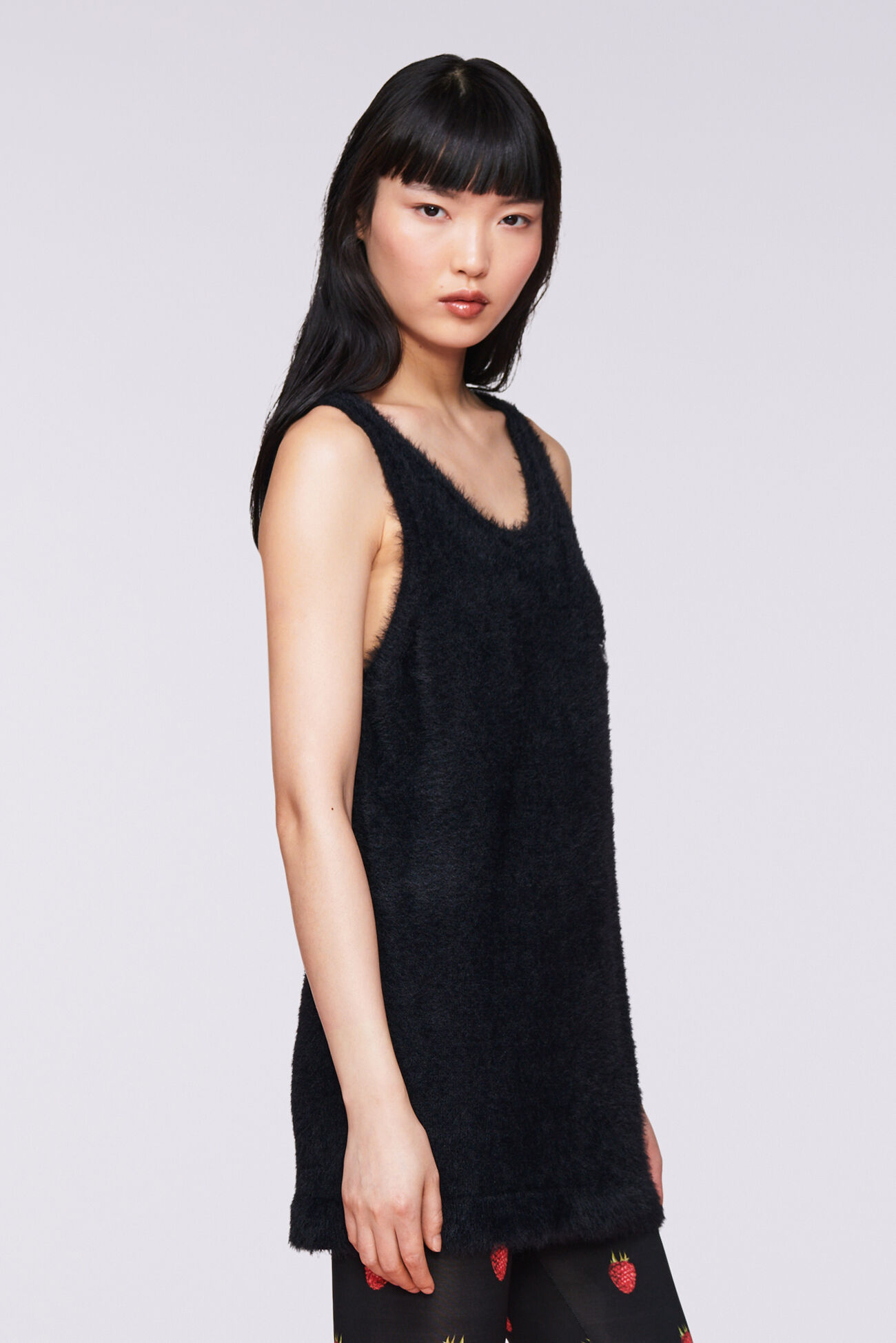 Angels Patch Tank Top Black