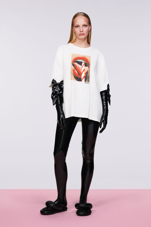 Mouth Graphic T-Shirt White
