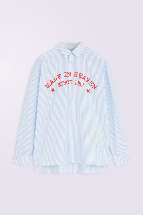 Made in Heaven Stripe Shirt Blue