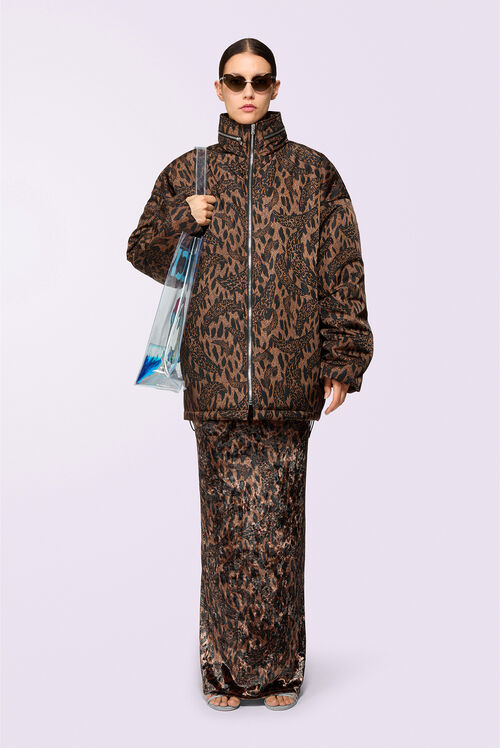 Banimalier Nylon Jacket Brown