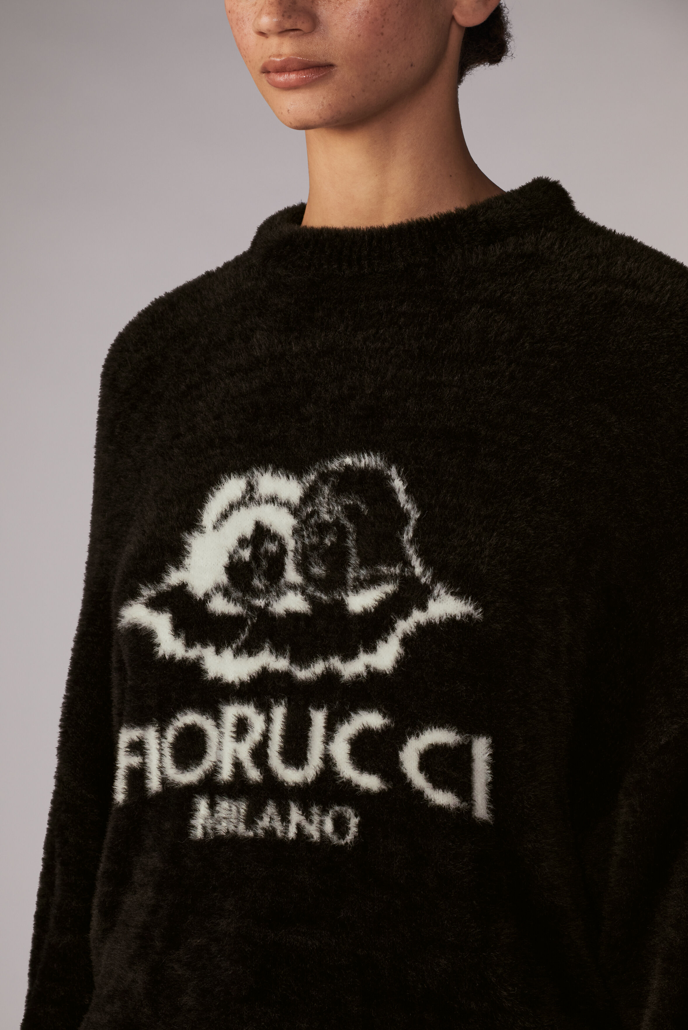 Unisex Milano Angels Knit Jumper Black